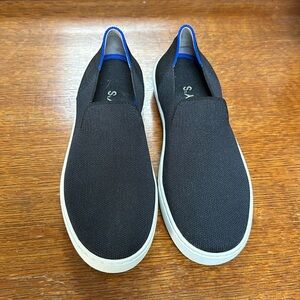 Rothy’s Original Slip-on Sneaker, black, size 7